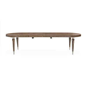 VILLA CHERIE HAZELNUT 4 Leg Oval Dining Table