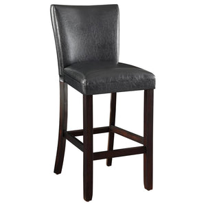 CoasterEveryday Alberton Upholstered Bar Stools Black And Cappuccino (Set Of 2)