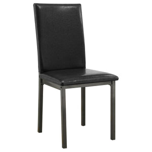 CoasterEveryday Garza Upholstered Dining Chairs Black (Set Of 2)