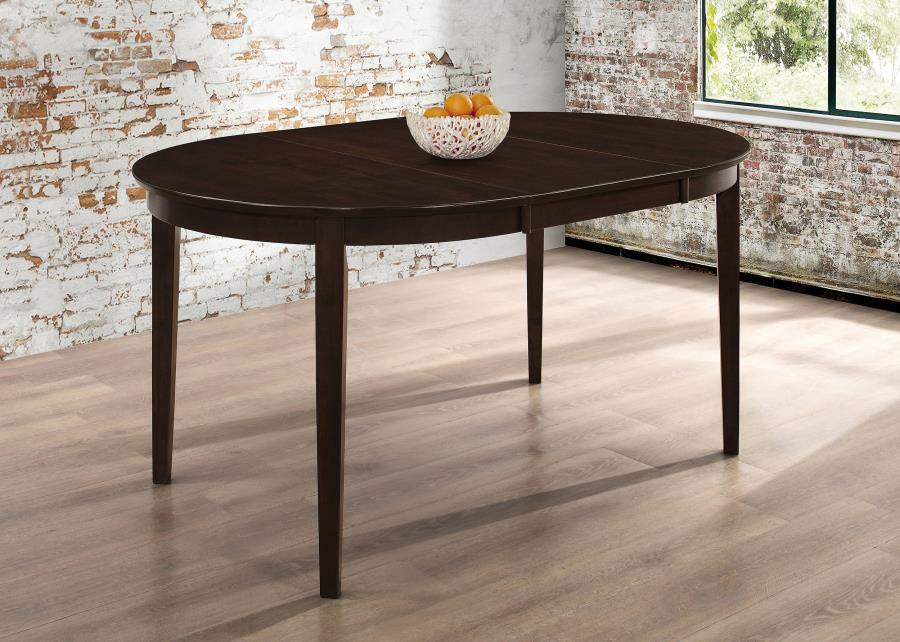 CoasterEveryday Gabriel Oval Dining Table Cappuccino – Techna