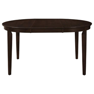 CoasterEveryday Gabriel Oval Dining Table Cappuccino