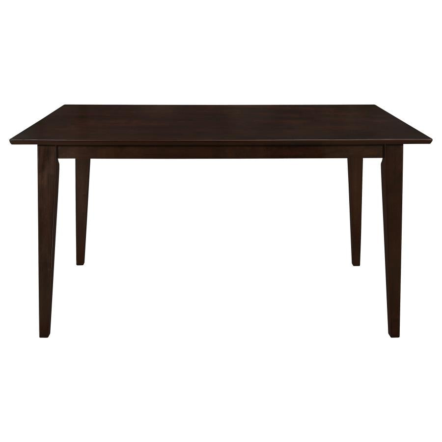 CoasterEveryday Gabriel Rectangular Dining Table Cappuccino