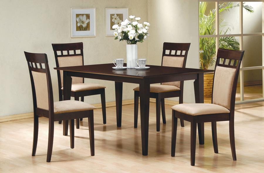 CoasterEveryday Gabriel Rectangular Dining Table Cappuccino