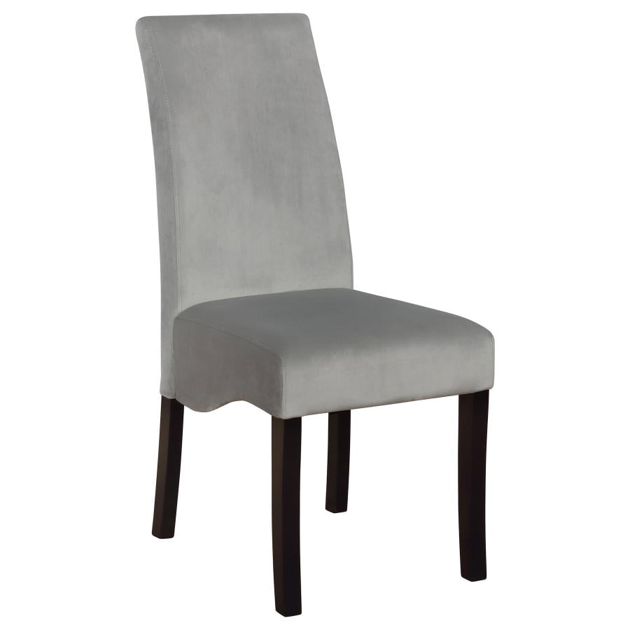 CoasterEssence Stanton Upholstered Side Chairs Grey (Set Of 2)