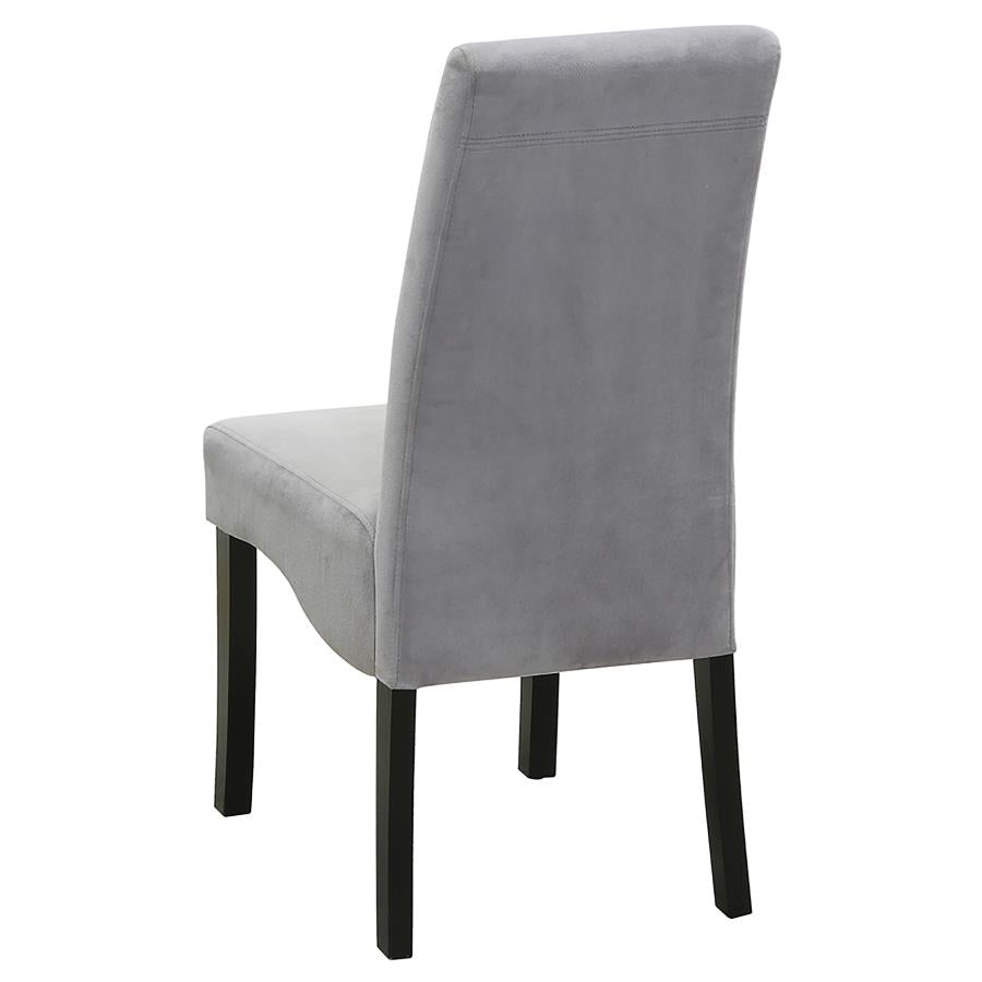 CoasterEssence Stanton Upholstered Side Chairs Grey (Set Of 2)