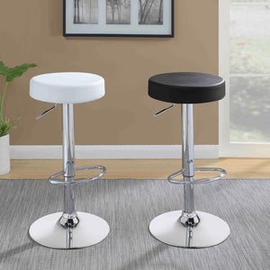 CoasterEveryday Ramses 29″ Adjustable Bar Stool Chrome And Black