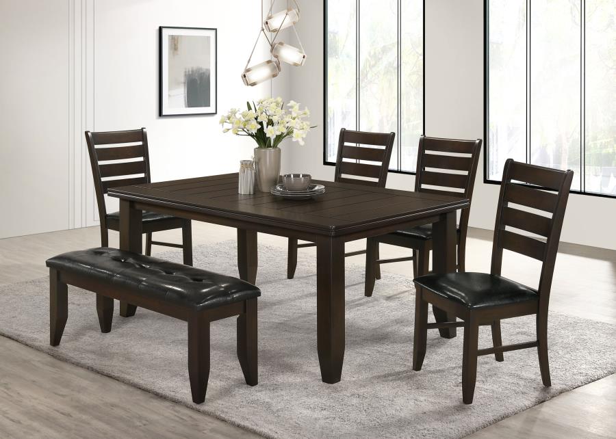 CoasterEveryday Dalila Dining Room Set Cappuccino And Black