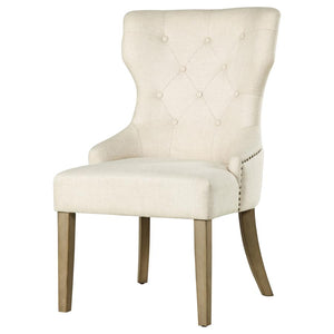 CoasterElevations Baney Tufted Upholstered Dining Chair Beige