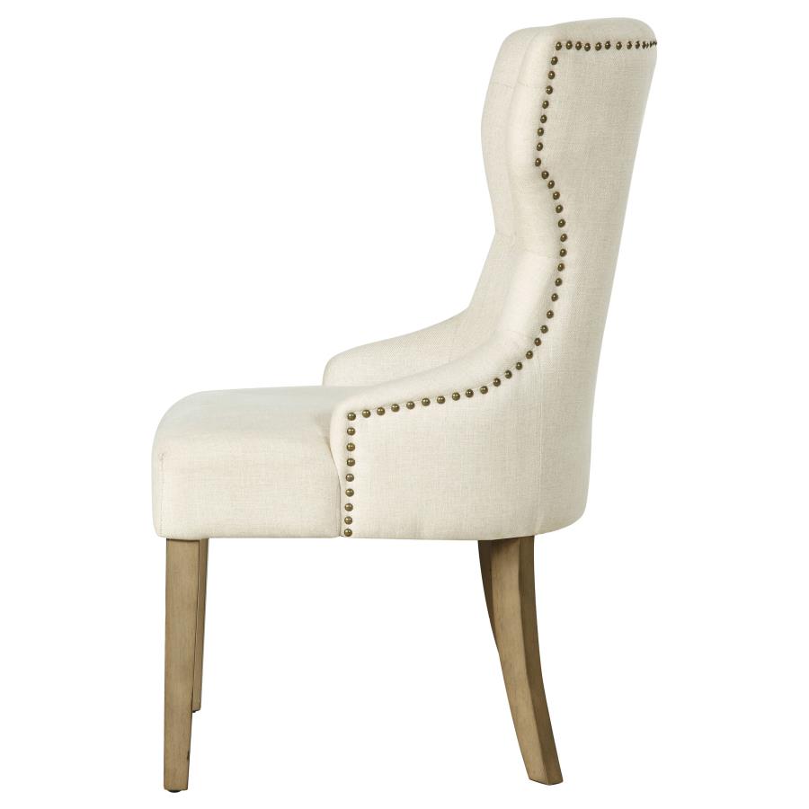 CoasterElevations Baney Tufted Upholstered Dining Chair Beige