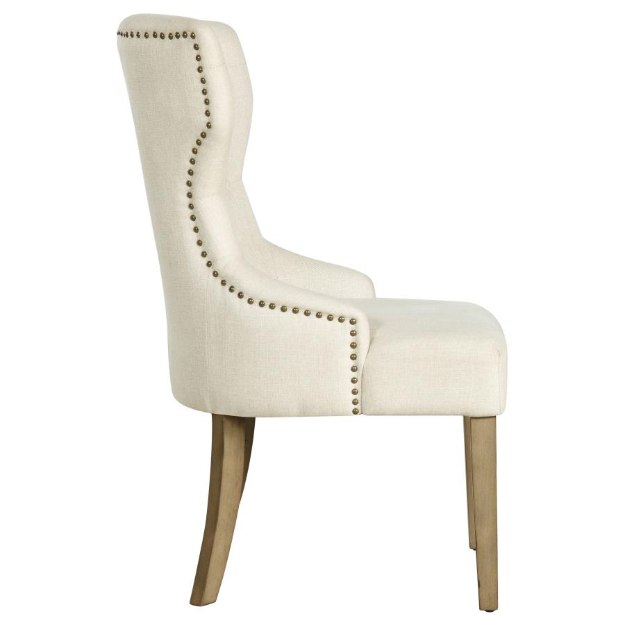 CoasterElevations Baney Tufted Upholstered Dining Chair Beige