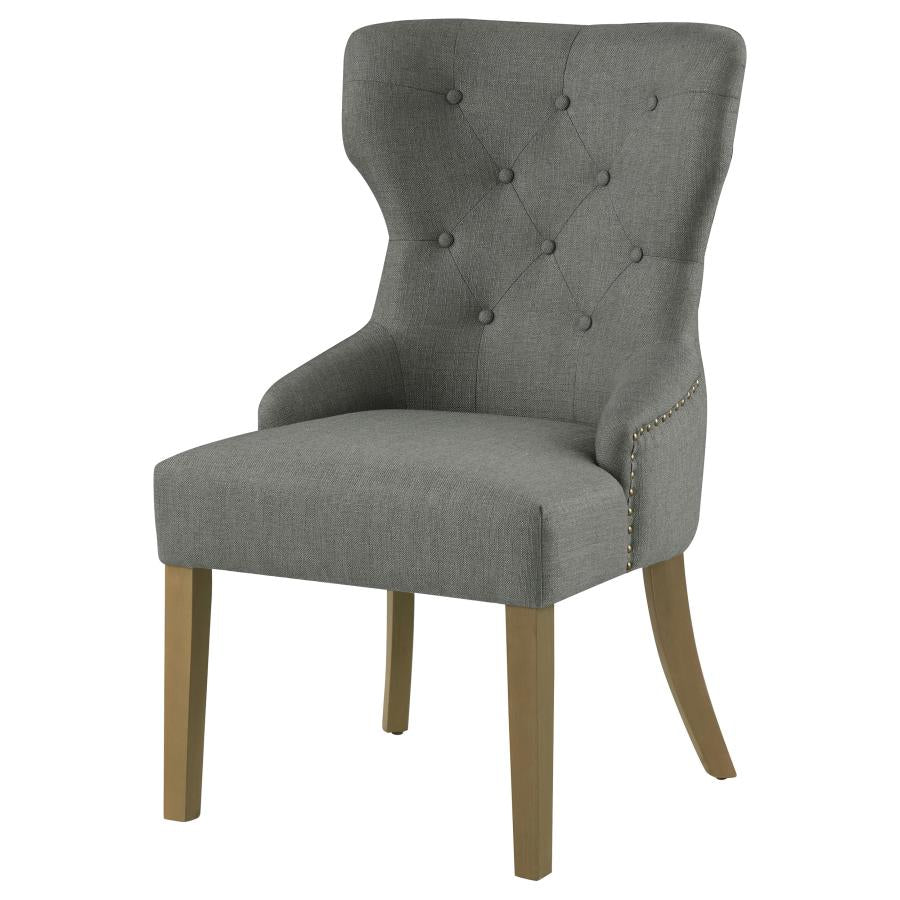 CoasterElevations Baney Tufted Upholstered Dining Chair Grey