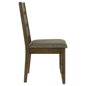 CoasterEveryday Alston Ladder Back Dining Side Chairs Knotty Nutmeg And Brown (Set Of 2)