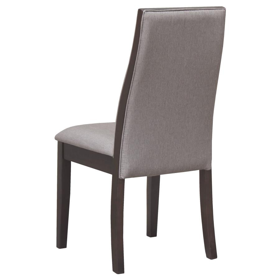 CoasterEssence Spring Creek Upholstered Side Chairs Taupe (Set Of 2)