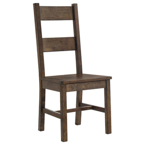 CoasterEveryday Coleman Dining Side Chairs Rustic Golden Brown (Set Of 2)