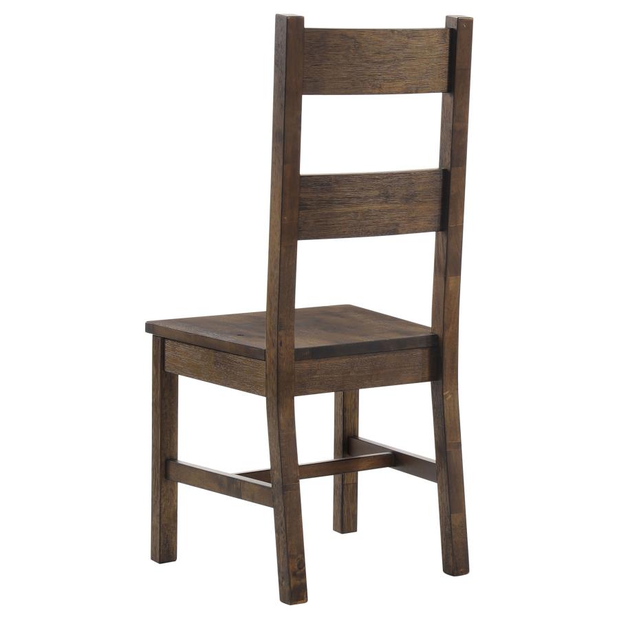 CoasterEveryday Coleman Dining Side Chairs Rustic Golden Brown (Set Of 2)