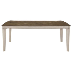 Ronnie Starburst Dining Table Nutmeg And Rustic Cream