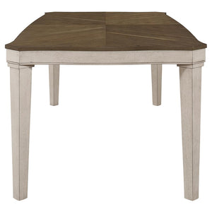 Ronnie Starburst Dining Table Nutmeg And Rustic Cream