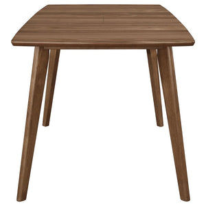 CoasterEveryday Alfredo Rectangular Dining Table Natural Walnut