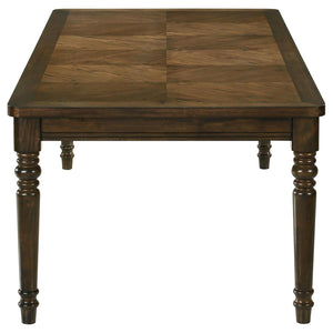 CoasterEssence Willowbrook Rectangular Wood Dining Table Chestnut