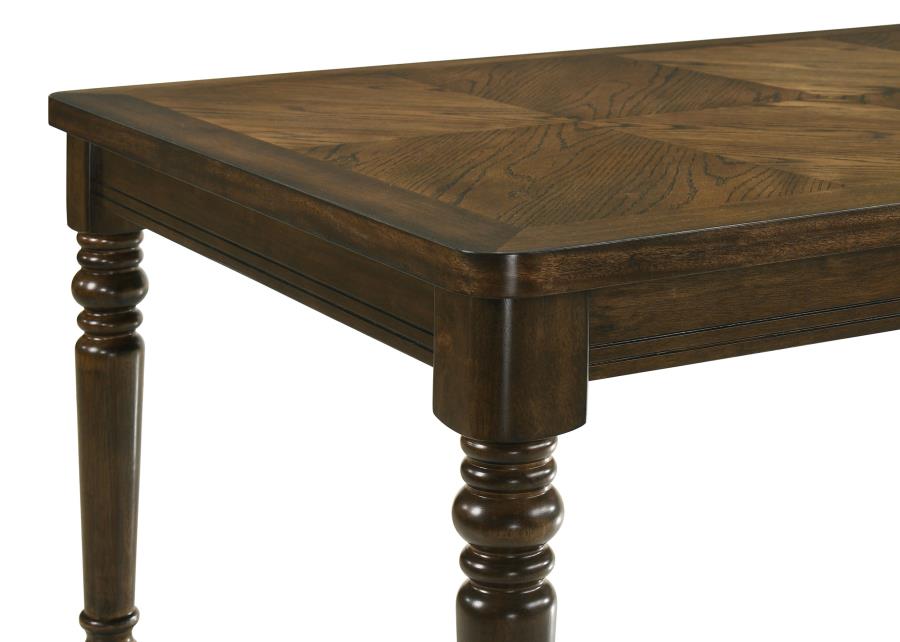 CoasterEssence Willowbrook Rectangular Wood Dining Table Chestnut