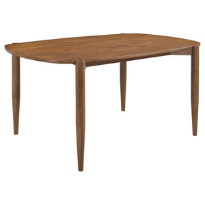 CoasterEveryday Dortch Oval Solid Wood Dining Table Walnut