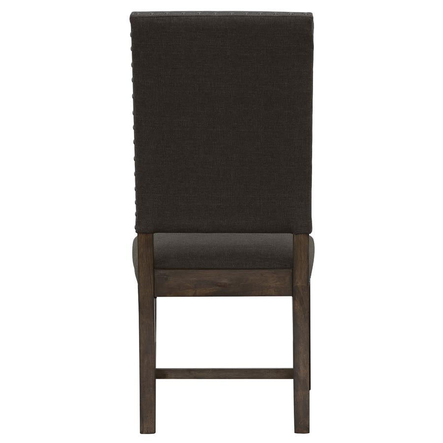 CoasterEssence Twain Upholstered Side Chairs Warm Grey (Set Of 2)