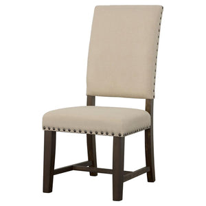 CoasterEssence Twain Upholstered Side Chairs Beige (Set Of 2)