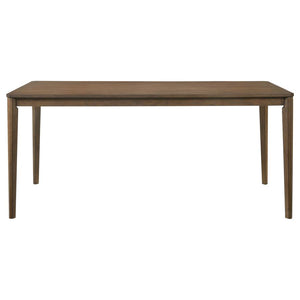 CoasterEveryday Wethersfield Dining Table With Clipped Corner Medium Walnut