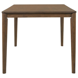 CoasterEveryday Wethersfield Dining Table With Clipped Corner Medium Walnut