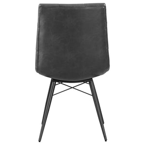 CoasterEssence Aiken Tufted Dining Chairs Charcoal (Set Of 4)