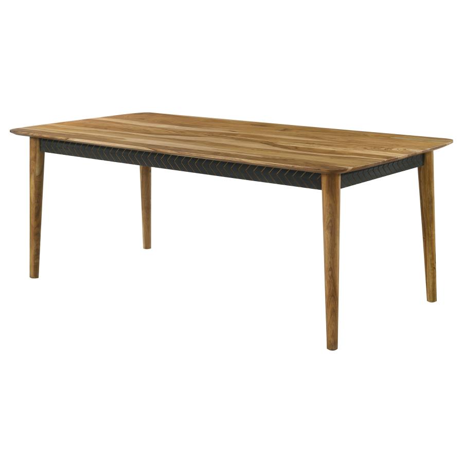 CoasterElevations Partridge Wooden Dining Table Natural Sheesham