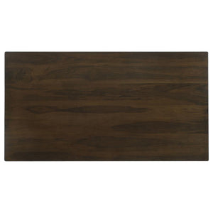 CoasterEssence Wes Rectangular Dining Table Dark Walnut