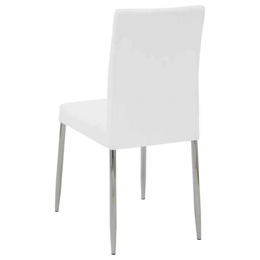 CoasterEveryday Maston Upholstered Dining Chairs White (Set Of 4)