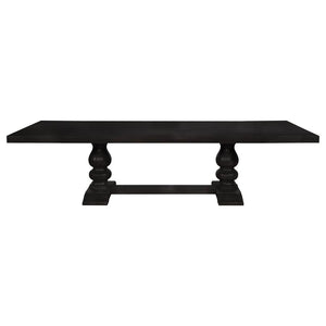 CoasterEssence Phelps Rectangular Dining Table Antique Noir