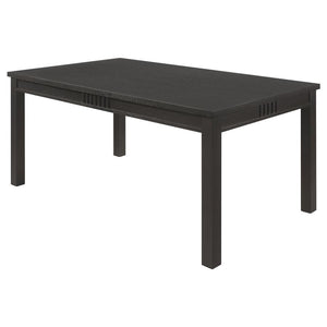 Marbrisa Rectangular Dining Table Matte Black