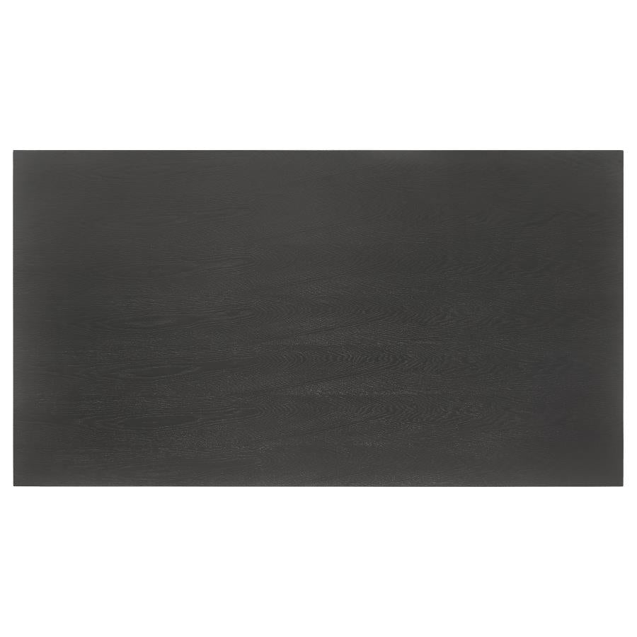 Marbrisa Rectangular Dining Table Matte Black