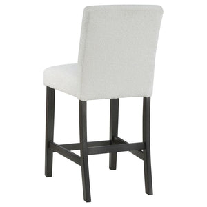 CoasterEveryday Alba Boucle Upholstered Counter Height Dining Chair Beige And Charcoal Grey (Set Of 2)