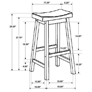 CoasterEveryday Durant Wooden Bar Stools Chestnut (Set Of 2)