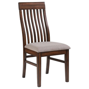 Briarwood Slat Back Dining Side Chair Mango Oak And Brown (Set Of 2)