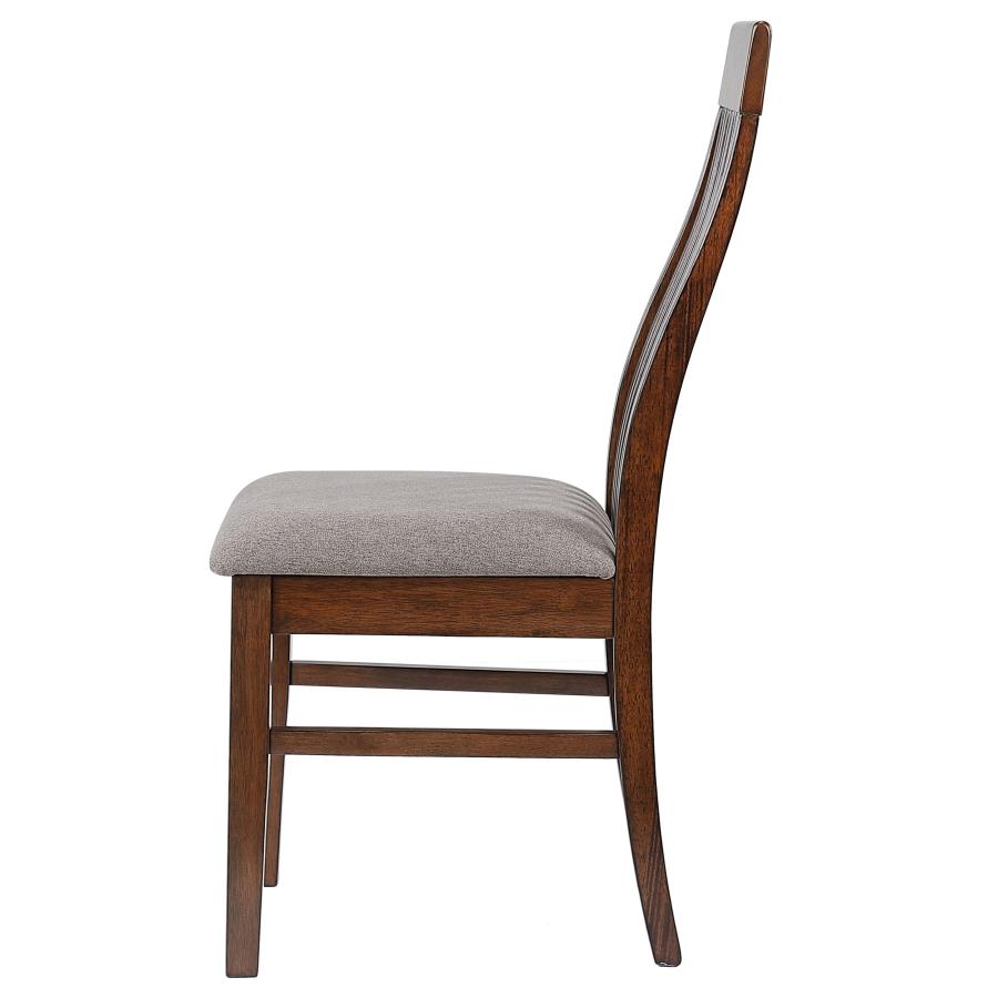 Briarwood Slat Back Dining Side Chair Mango Oak And Brown (Set Of 2)