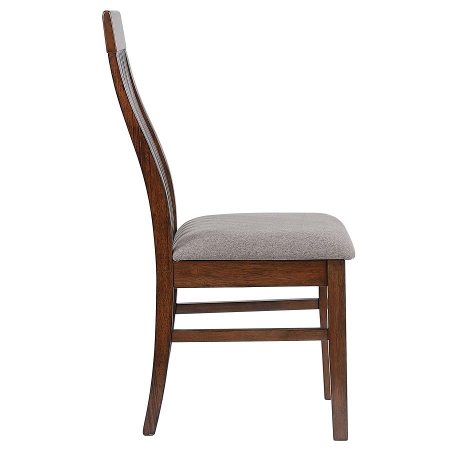 Briarwood Slat Back Dining Side Chair Mango Oak And Brown (Set Of 2)