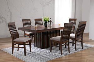 Briarwood Slat Back Dining Side Chair Mango Oak And Brown (Set Of 2)