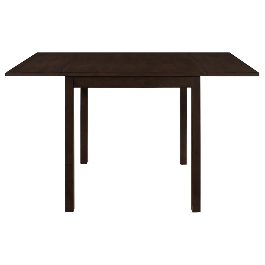 CoasterEveryday Kelso Rectangular Dining Table With Drop Leaf Cappuccino