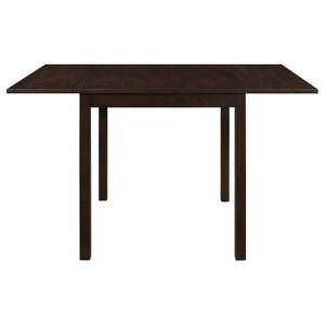 CoasterEveryday Kelso Rectangular Dining Table With Drop Leaf Cappuccino