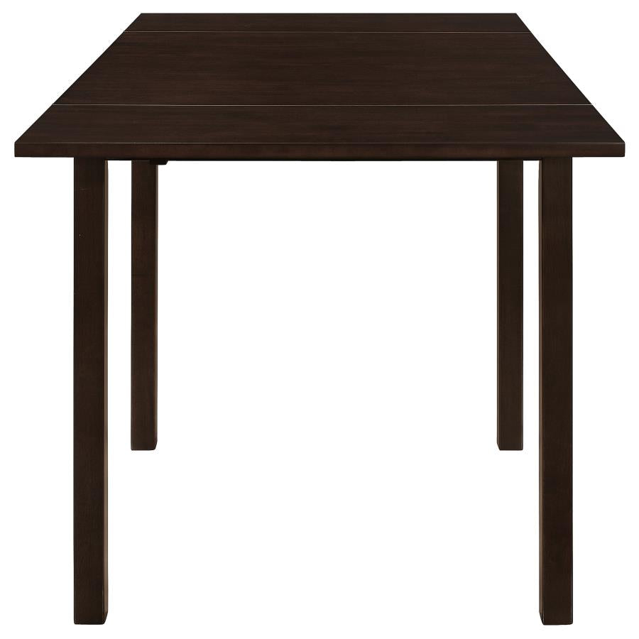 CoasterEveryday Kelso Rectangular Dining Table With Drop Leaf Cappuccino