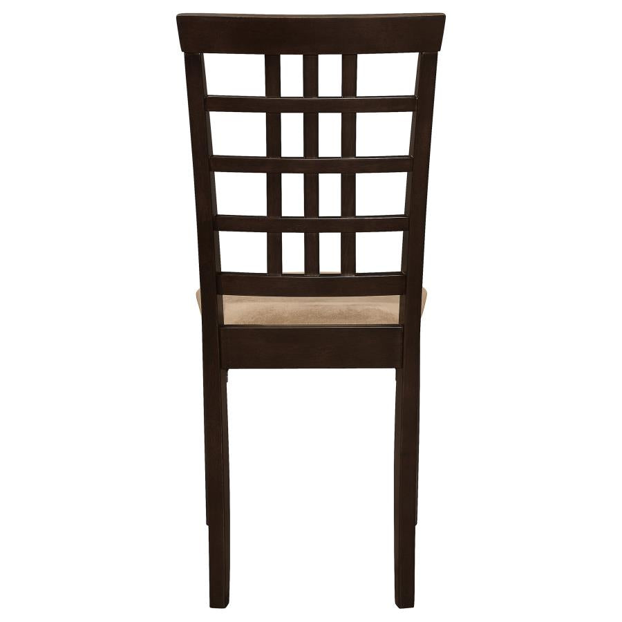 CoasterEveryday Kelso Lattice Back Dining Chairs Cappuccino (Set Of 2)