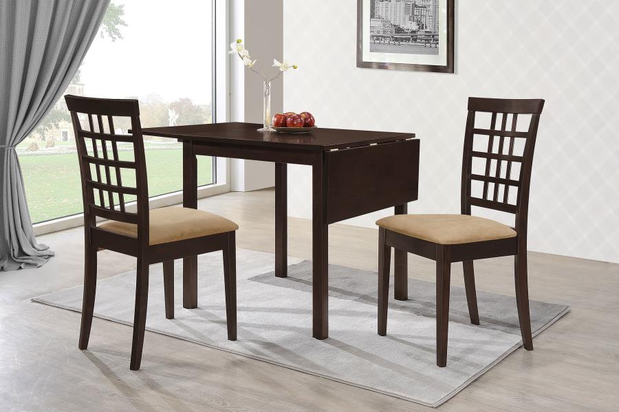 CoasterEveryday Kelso Lattice Back Dining Chairs Cappuccino (Set Of 2)