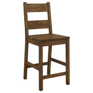 CoasterEveryday Coleman Counter Height Stools Rustic Golden Brown (Set Of 2)