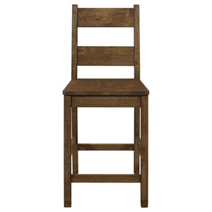 CoasterEveryday Coleman Counter Height Stools Rustic Golden Brown (Set Of 2)