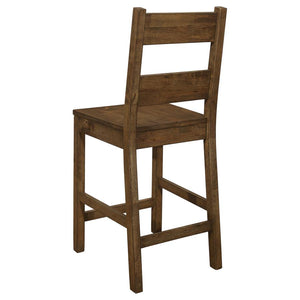 CoasterEveryday Coleman Counter Height Stools Rustic Golden Brown (Set Of 2)